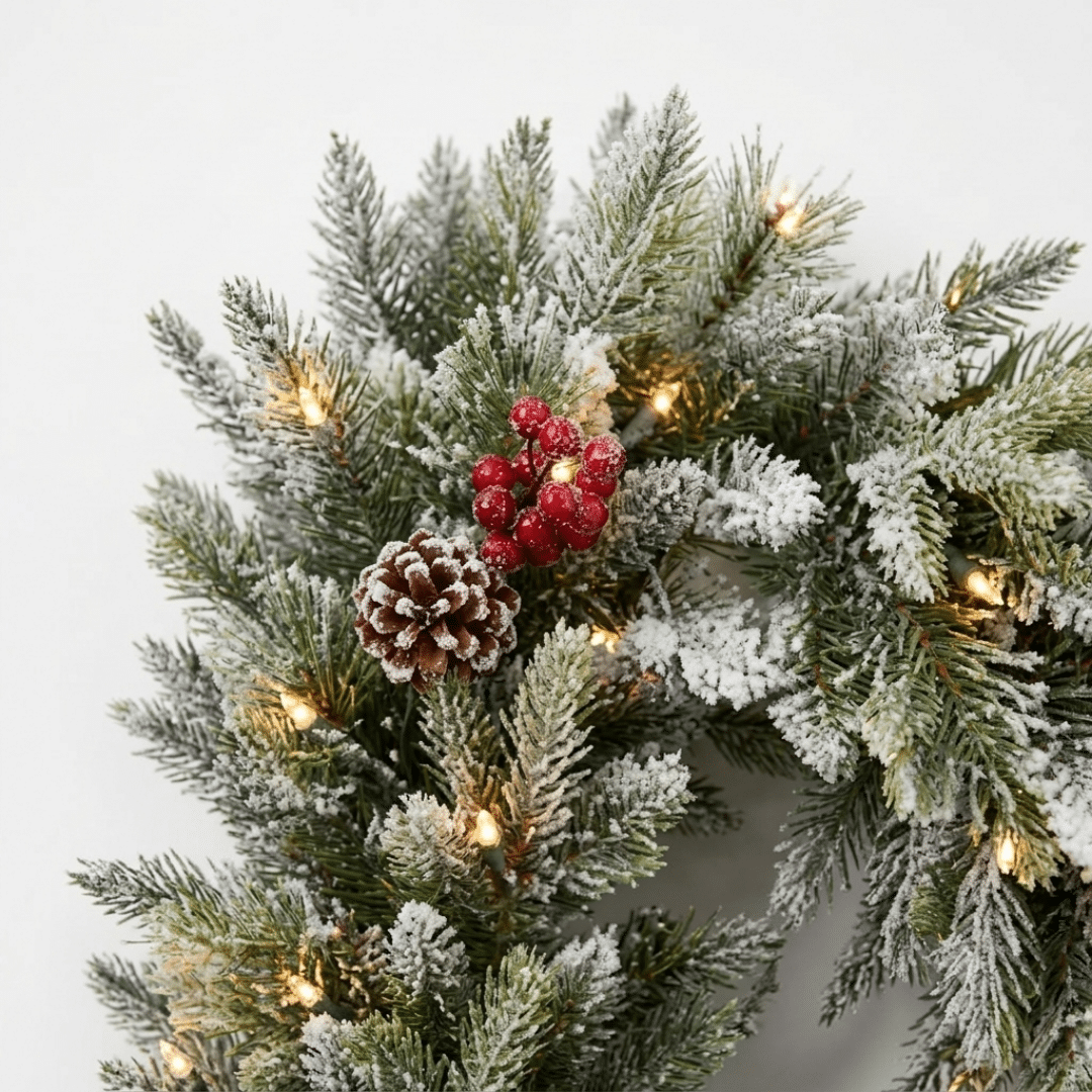 9ft Puleo Cransworth Fir Garland tips