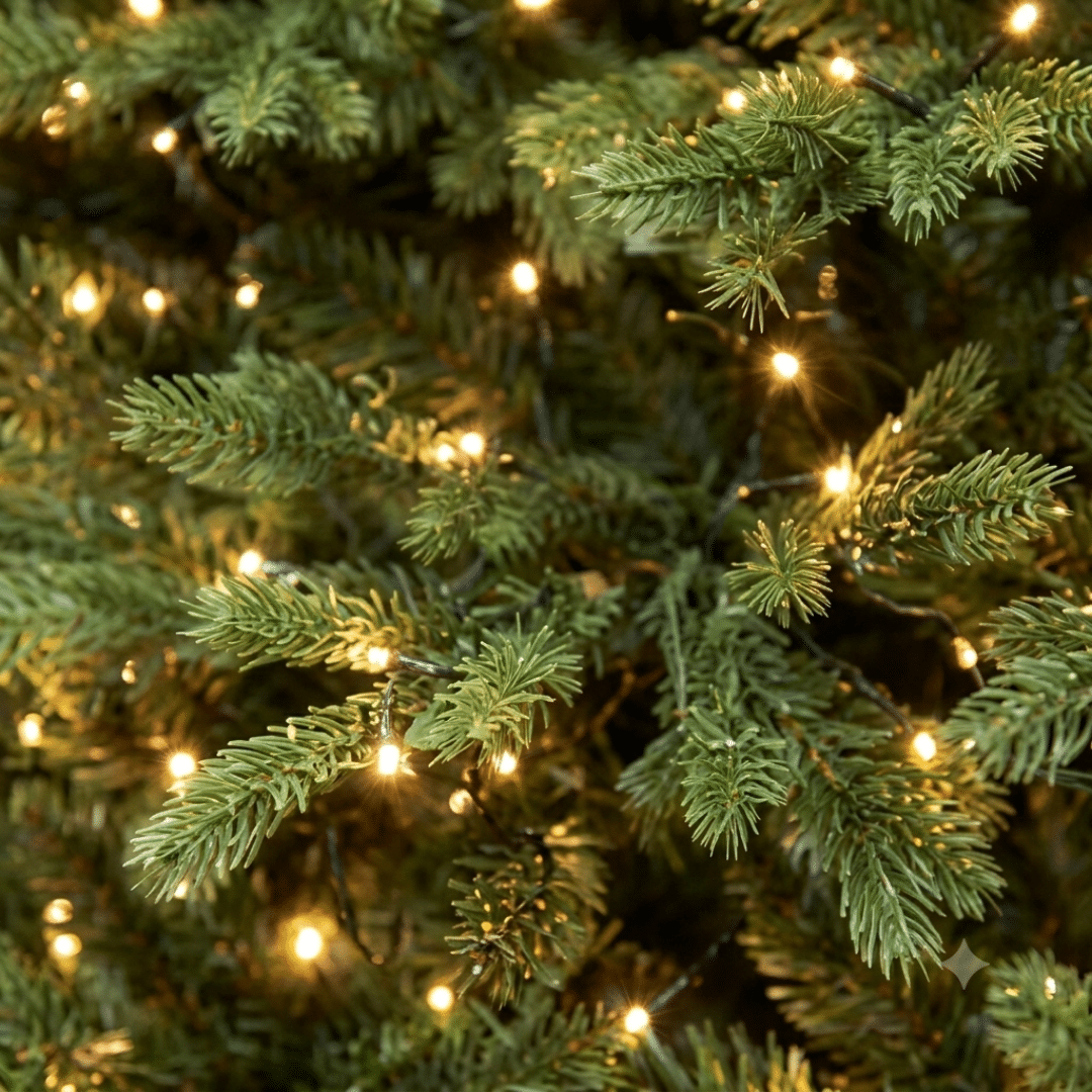 Grand Aurora Artificial Tree tips and LED lights