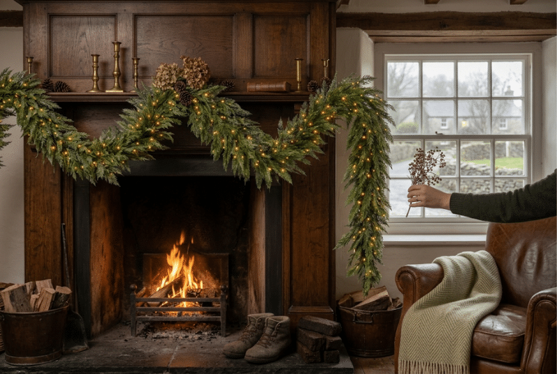 Puleo Pre-Lit Arlington Garland for sale in Dublin