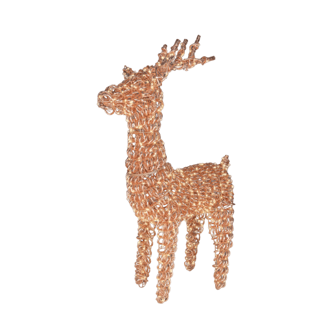 104cm Rose Gold Micro LED Reindeer for sale in Ireland