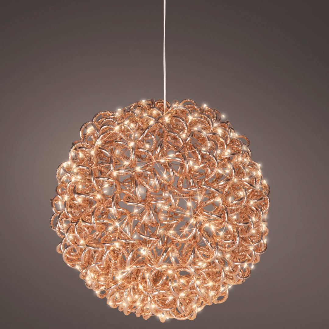 35cm Rose Gold Micro LED Ball lifestyle image