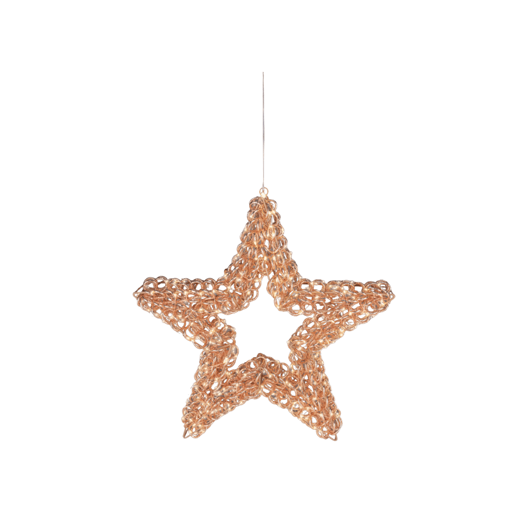 58cm Rose Gold Micro LED Star for sale in Dublin