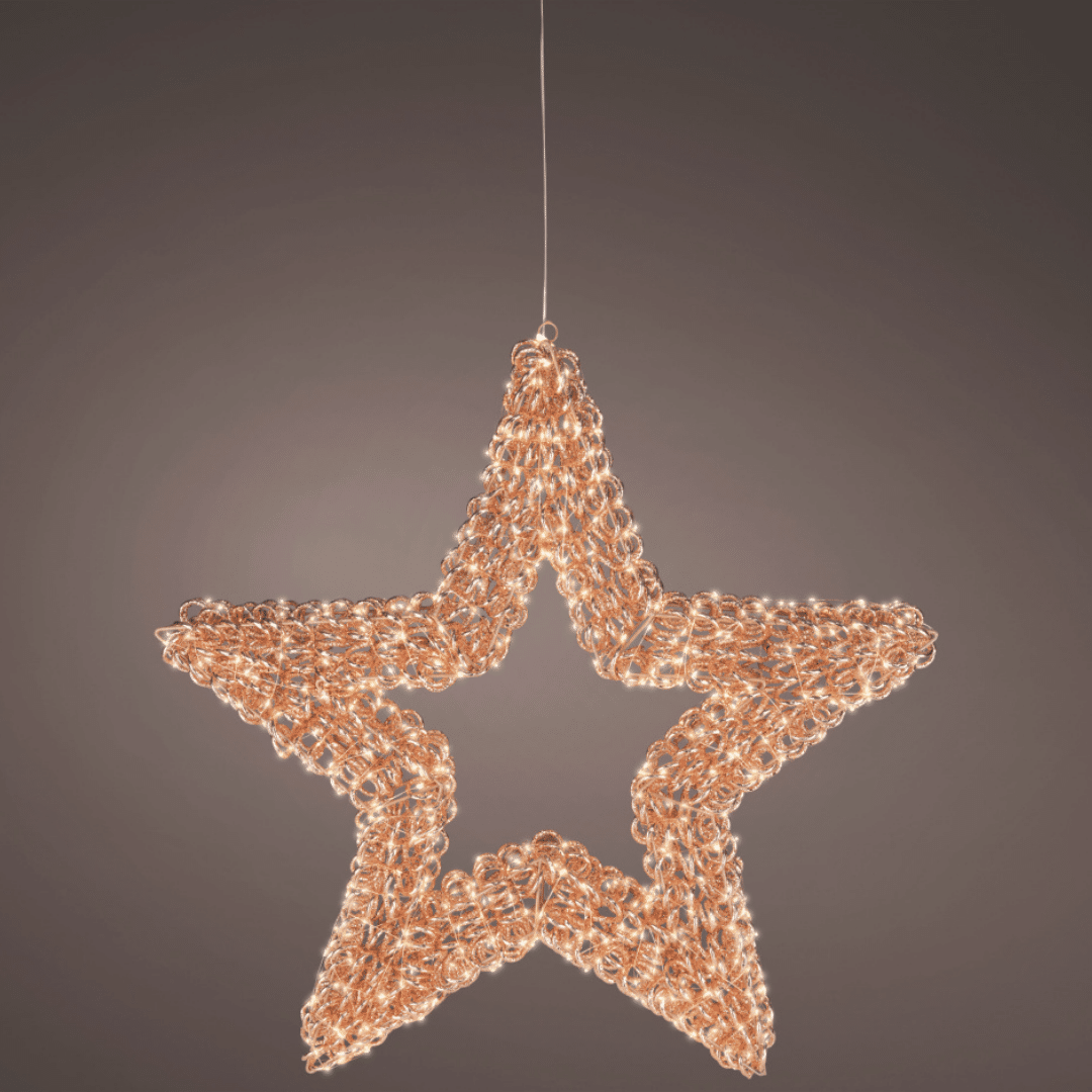 78cm Rose Gold Micro LED Star for sale in Dublin