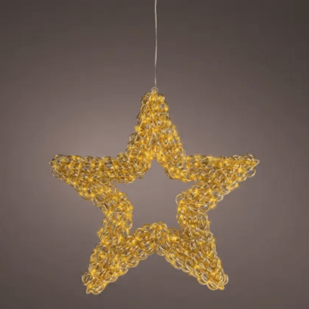 58cm Micro LED Star With 400 Classic Warm Lights available at The Outdoor Scene