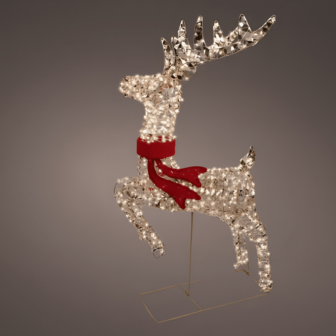 100cm Gold Micro LED Reindeer - Image 2