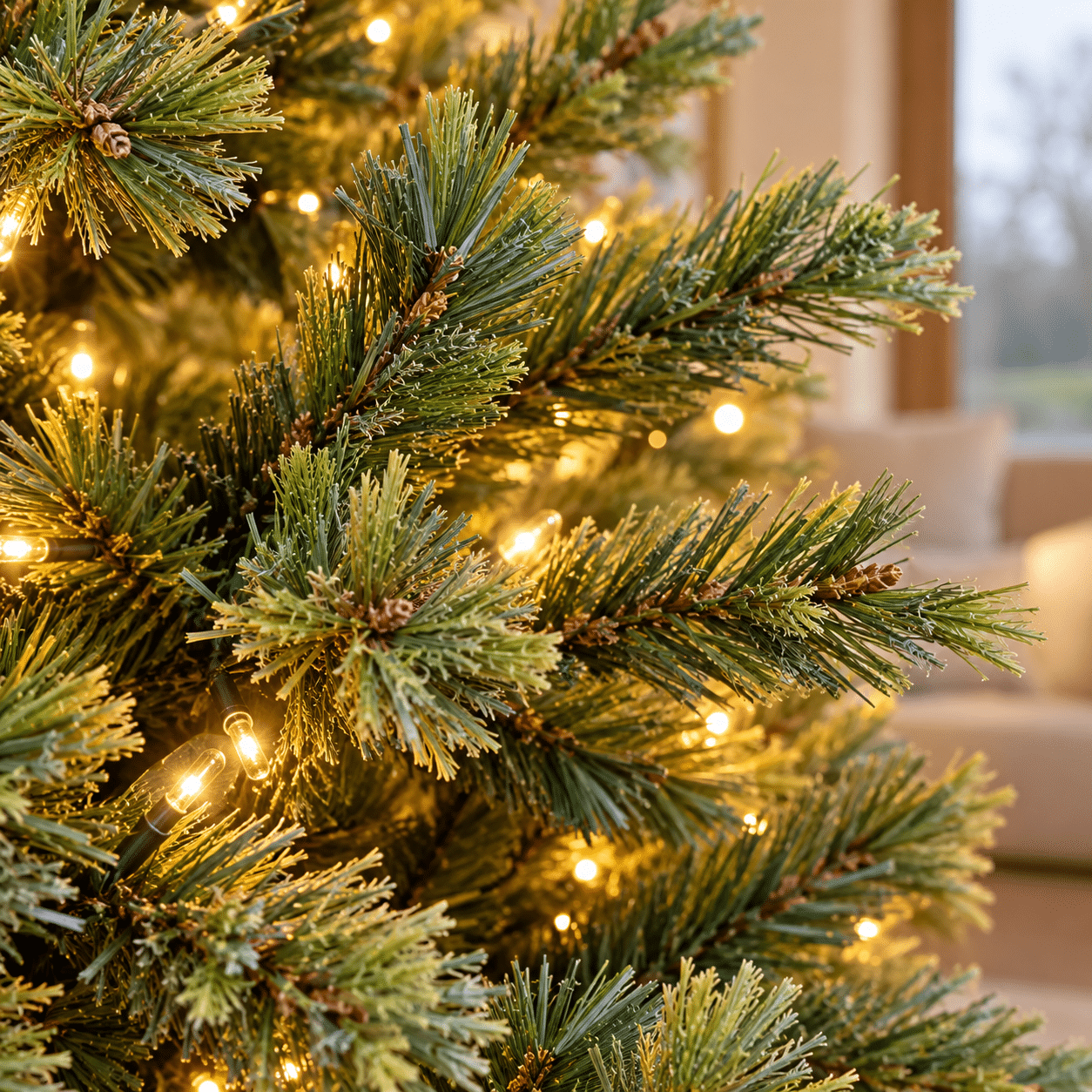7.5ft Puleo Pre-Lit Iowa Narrow Artificial Christmas Tree - Image 4