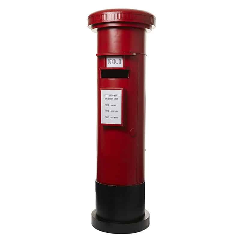 Red Christmas Post Box