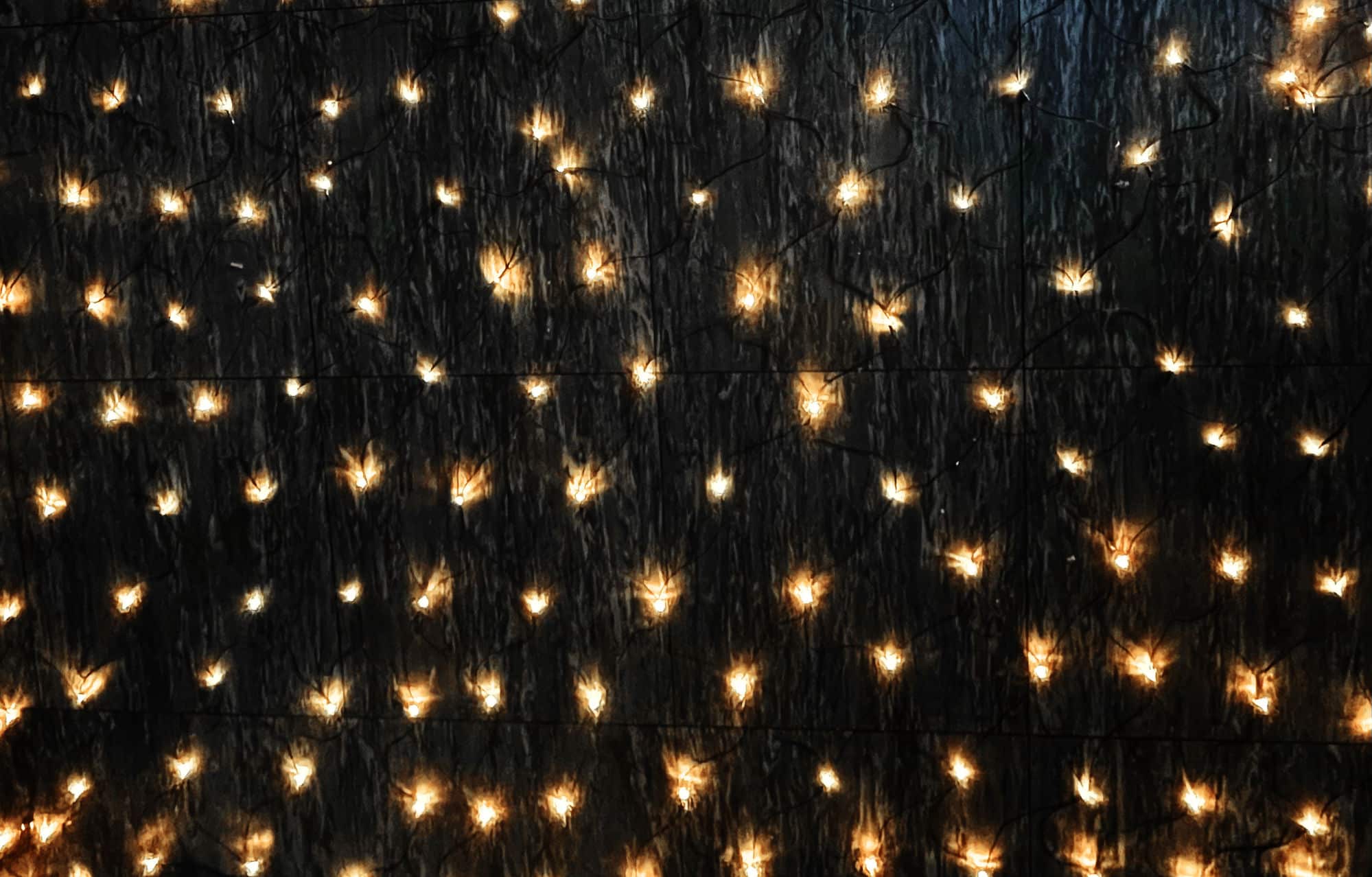 160 Warm White LED Connectable Net Lights – 3 × 2 m, Green Cable - Image 3